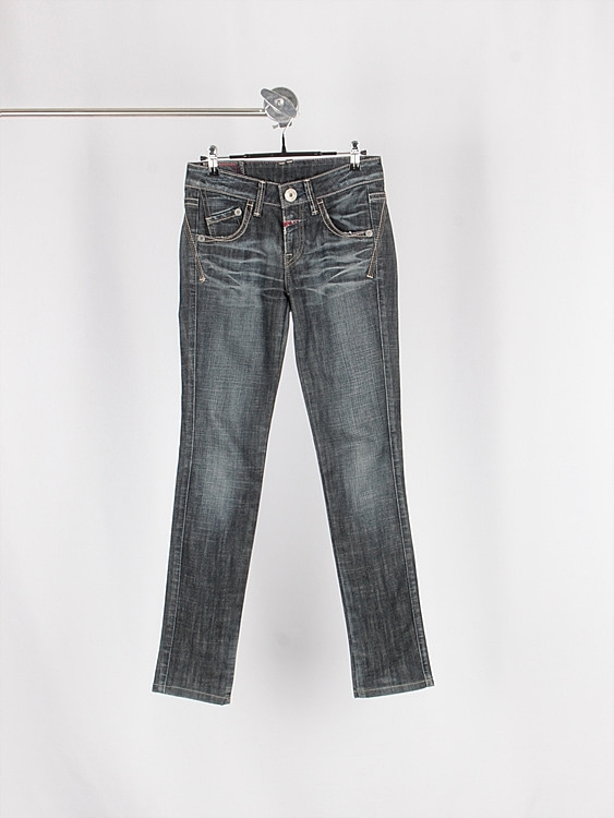 MARITHE + FRANCOIS GIRBAUD skinny denim pants (28.3 inch)