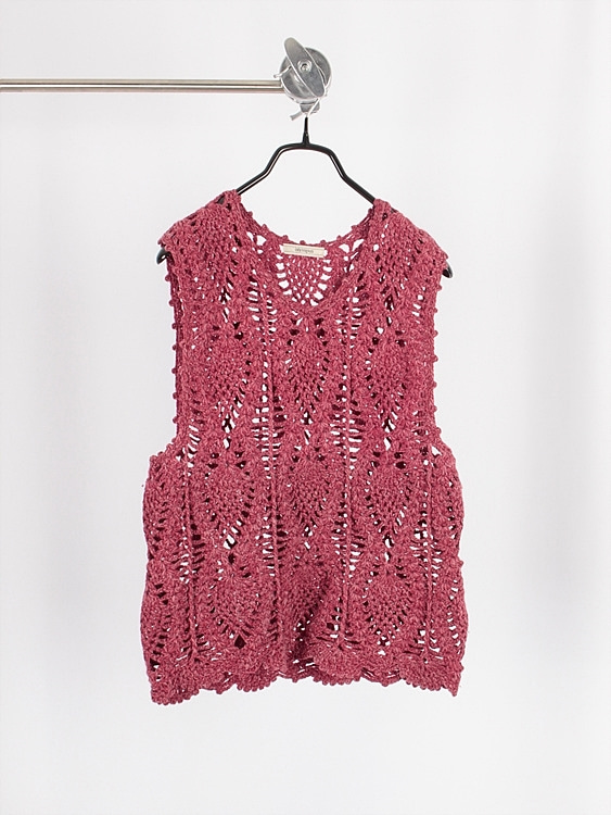 OLYMPUS hand made knit vest