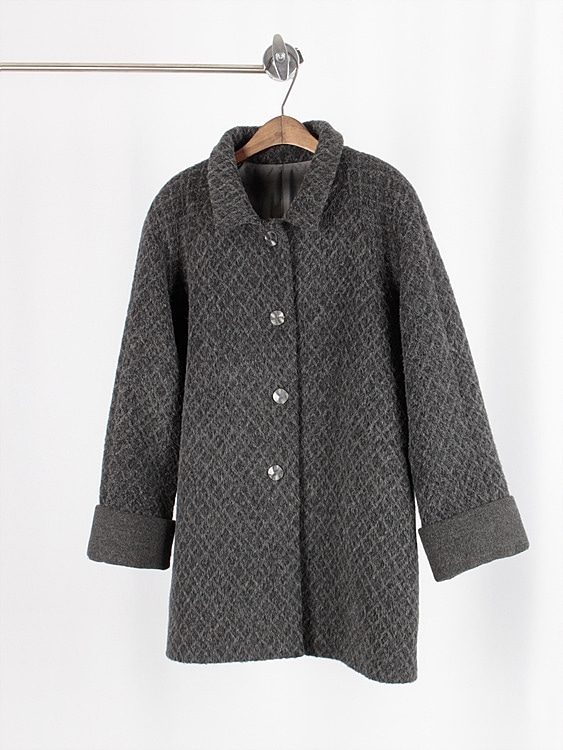 vtg custom made wool coat