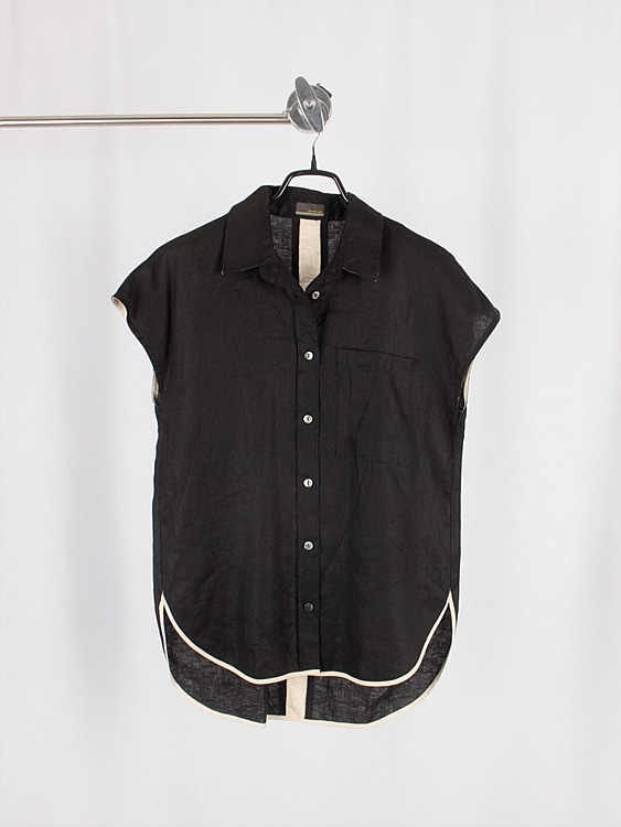 DE BON COER lien sleeveless shirts - JAPAN MADE