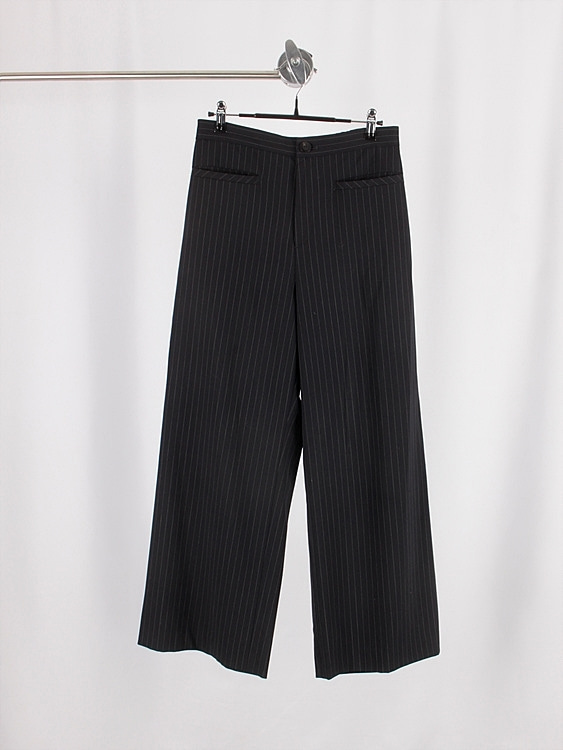 GALERIE VIE by TOMORROWLAND stripe slacks (~29.9 inch) - JAPAN MADE