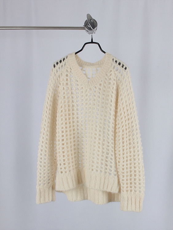 RESPIGHI net alpaca knit