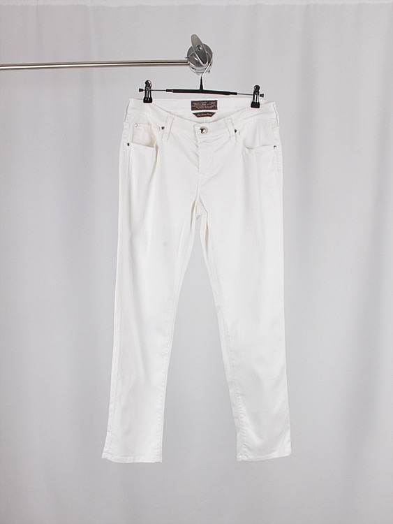 JACOB COHEN slim fit white pants (27.5 inch) - ITALY MADE