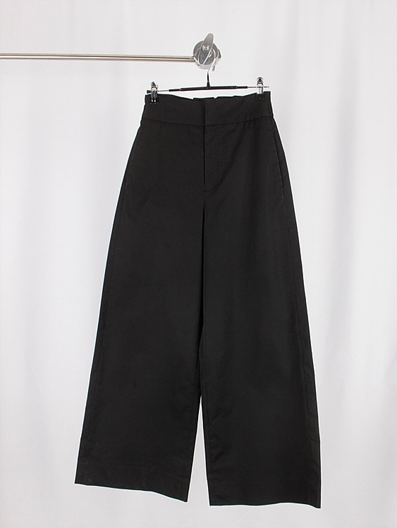 ADAM ET ROPE BLACK wide pants black (26.7inch) - japan made