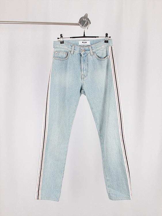 MSGM side line denim pants (26.7inch) - italy made