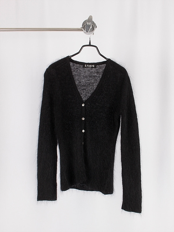 2001 F/W S7167G mohair cardigan - JAPAN MADE