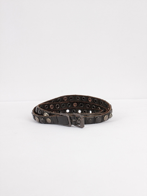 slim leather belt