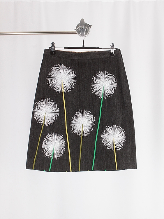 CHULA needle point skirt (27.5inch)