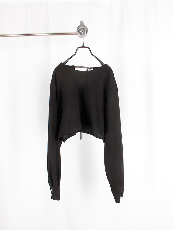 &amp;G&#039;AIME rope back crop blouse