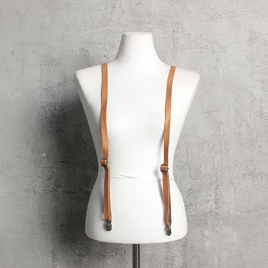 real leather suspender
