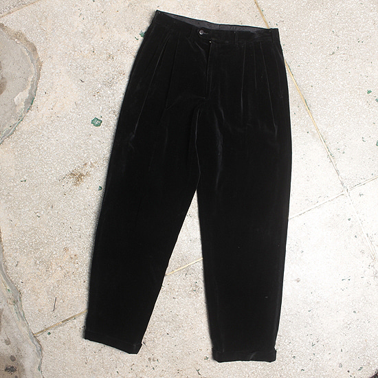 GIAN MARCO VENTURI velvet pants (33.4 inch)