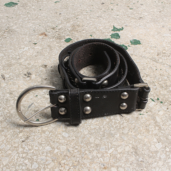 piece montee leather belt