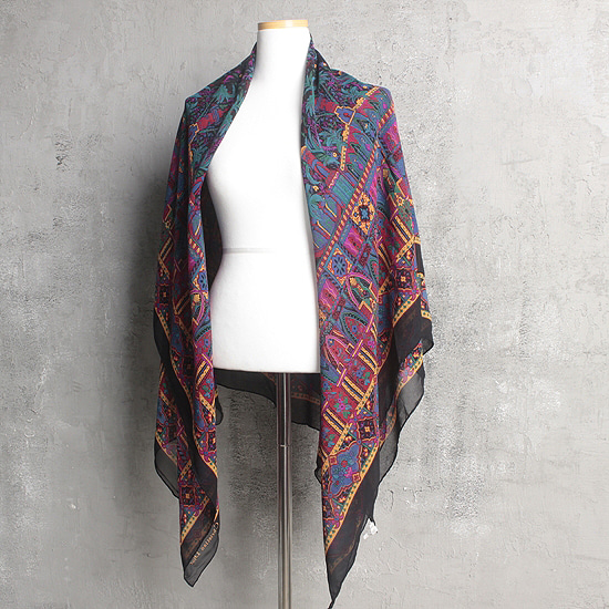 vtg Christian Dior silk big scarf