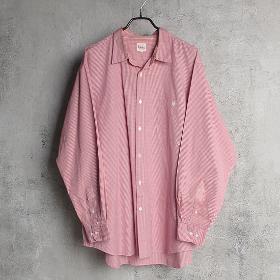 EDDY by PAPAS loose fit check shirts