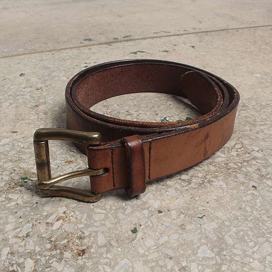 SHIPS vtg leather belt