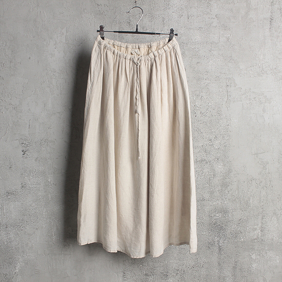 Caliney natural linen skirt (free)