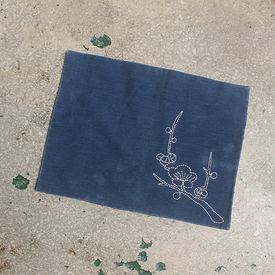 indigo table cloth