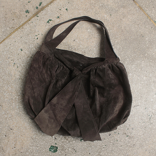 GIANNI CHIARINI suede leather bag