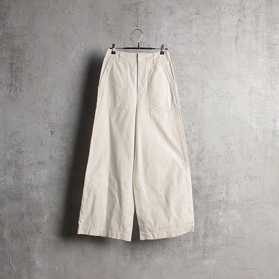 B&amp;Y by UNITED ARROWS wide pants white (25inch)