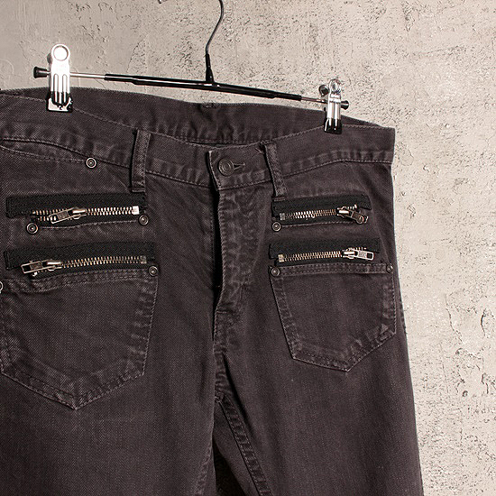 SLANG zipper detail denim pants (28inch추천)