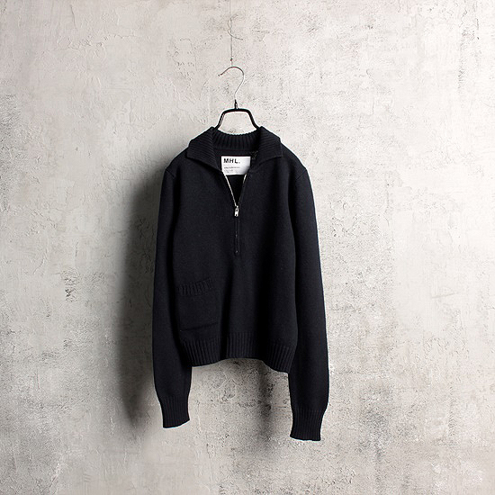 MHL by MARGARET HOWELL half zip knit