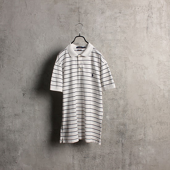 Polo slim fit stripe pique shirts