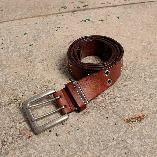 EDWIN leather belt