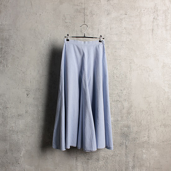 NORMA KAMALI check skirt blue (25inch)