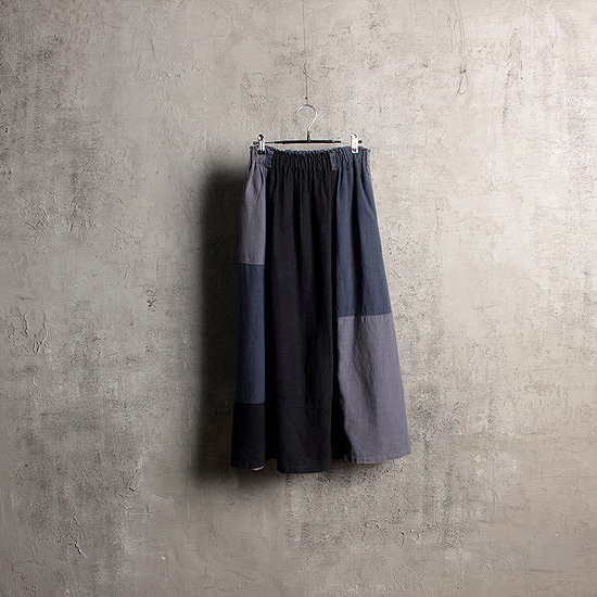 Torinoco crazy pattern linen skirt