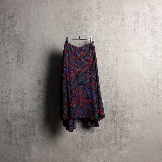RALPH LAUREN paisley pattern skirt (27.5 inch)