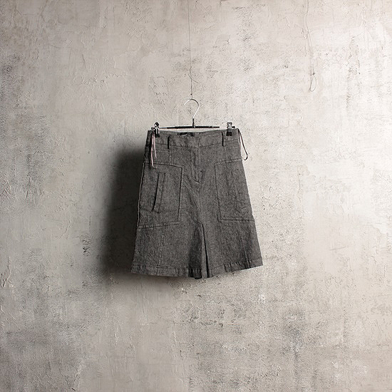 DEREK LAM Italy made linen skirt (26.7 inch)