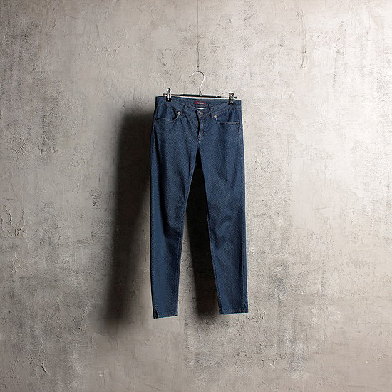 I BLUES by MAX MARA dot skinny pants (27.5 inch)