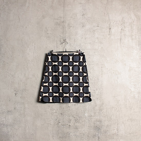 S&#039; MAX MARA circle and square pattern skirt (29.5 inch)