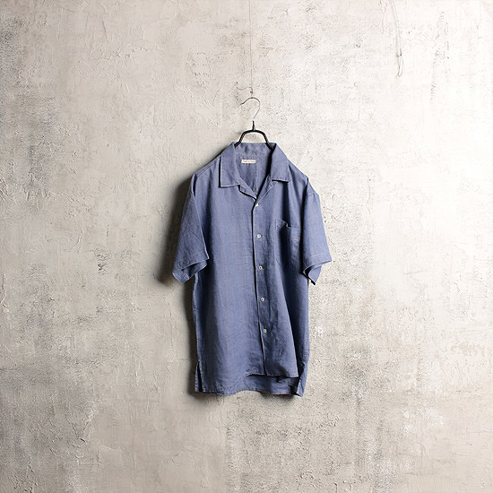 TWO by TWO linen open collar shirts