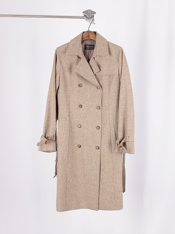 LA RIVA BIANCA wool trench coat