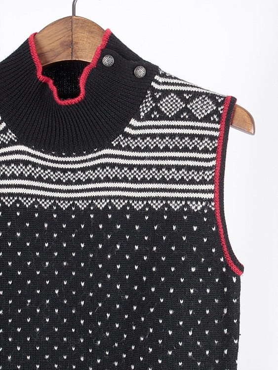 RESPEC nordic pattern knit vest