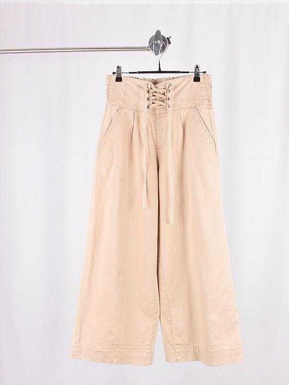high-waist wide pants (~29.9 inch)