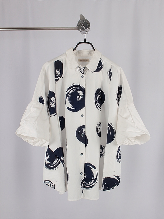 LEQUIOSIAN pattern half shirts - JAPAN MADE