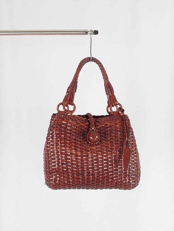 WINDMAIL weaving leather bag