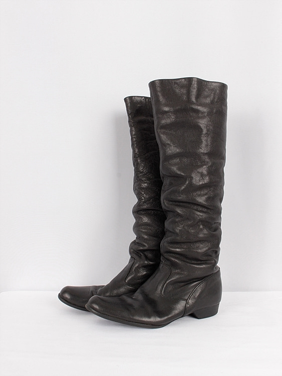 WANO NANO real leather long boots (235mm)