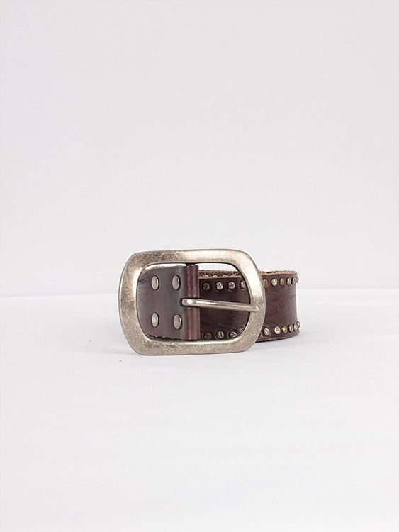 ANOTHER EDITION stud leather belt (29.5~35inch)