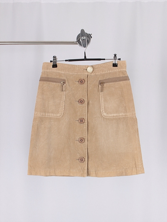 PAUL SMITH PINK corduroy skirt (27.9 inch)