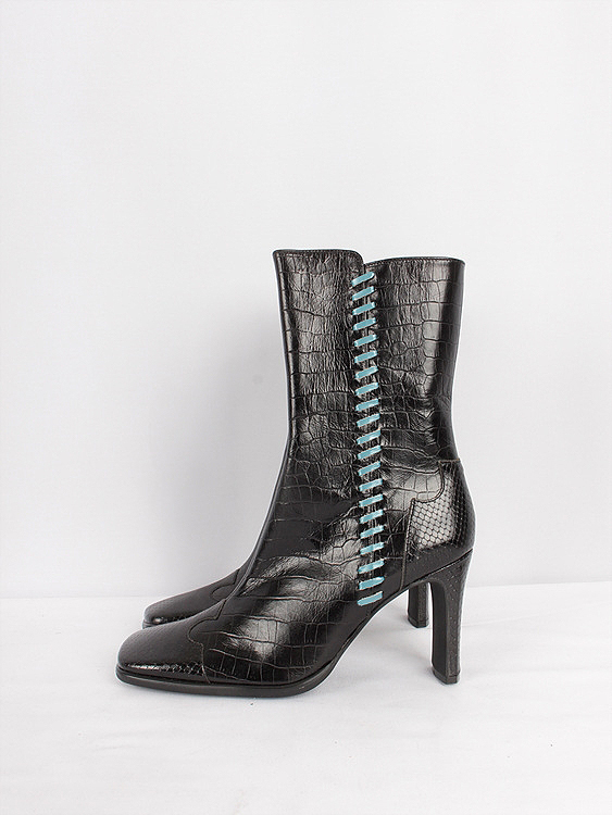 ef-de leather boots (235 mm) - JAPAN MADE
