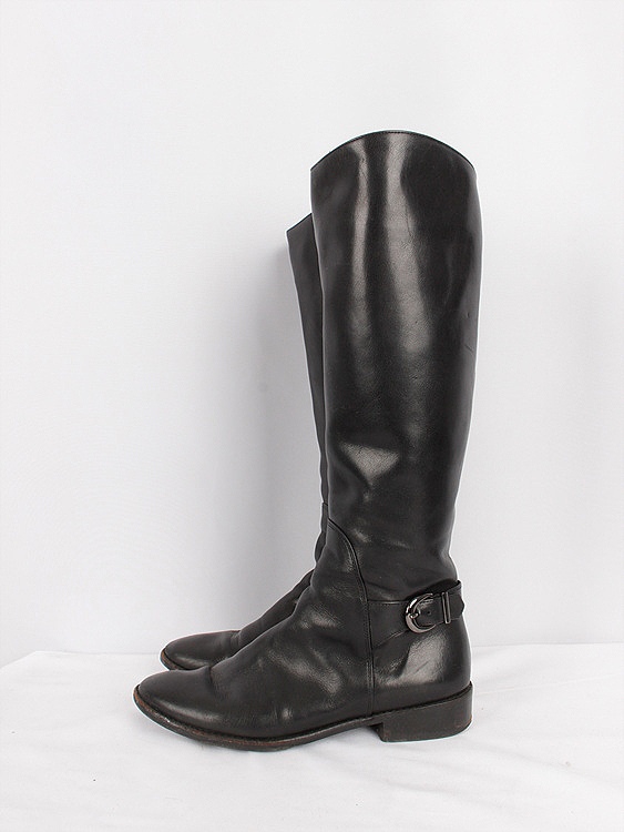 TSUMORI CHISATO leather long boots (250 mm)
